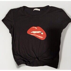teenbell Lip Bite Blackt T‎ shirt Size Small